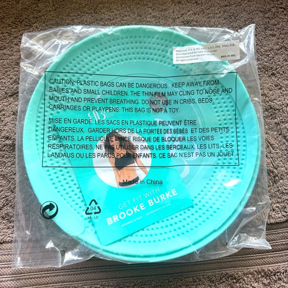 Brooke Burke Body Yoga Sliders set of 2 - new in package